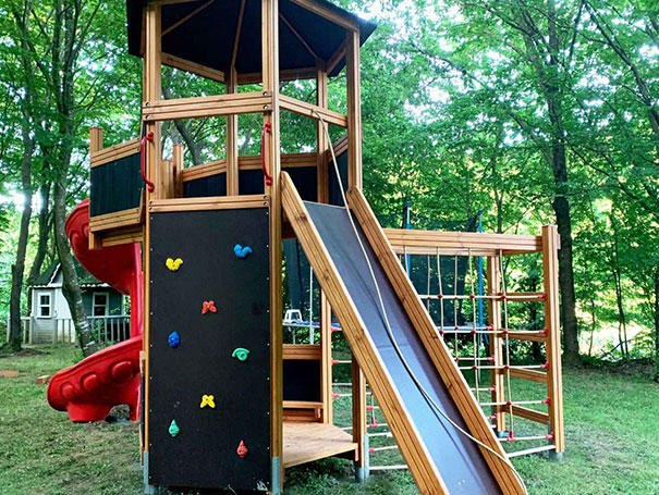 Hexagonal Rope Playground Hexagon Earth Nature | Europe Playgrounds